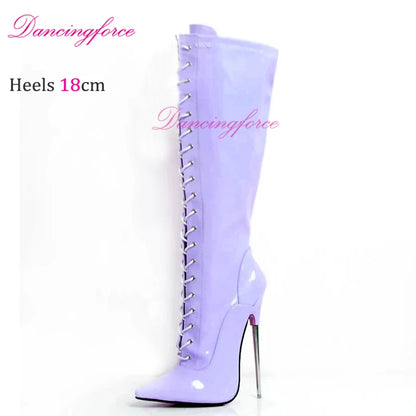 18cm Extreme High Sexy  Metal Heels Stiletto