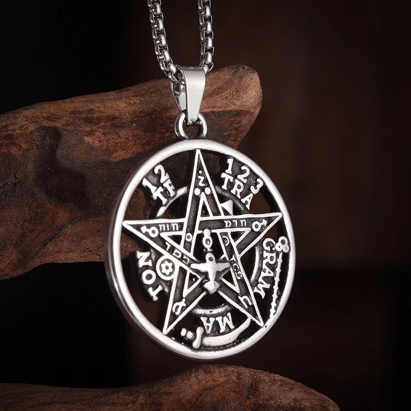 Stainless Steel Pentagram Pendant