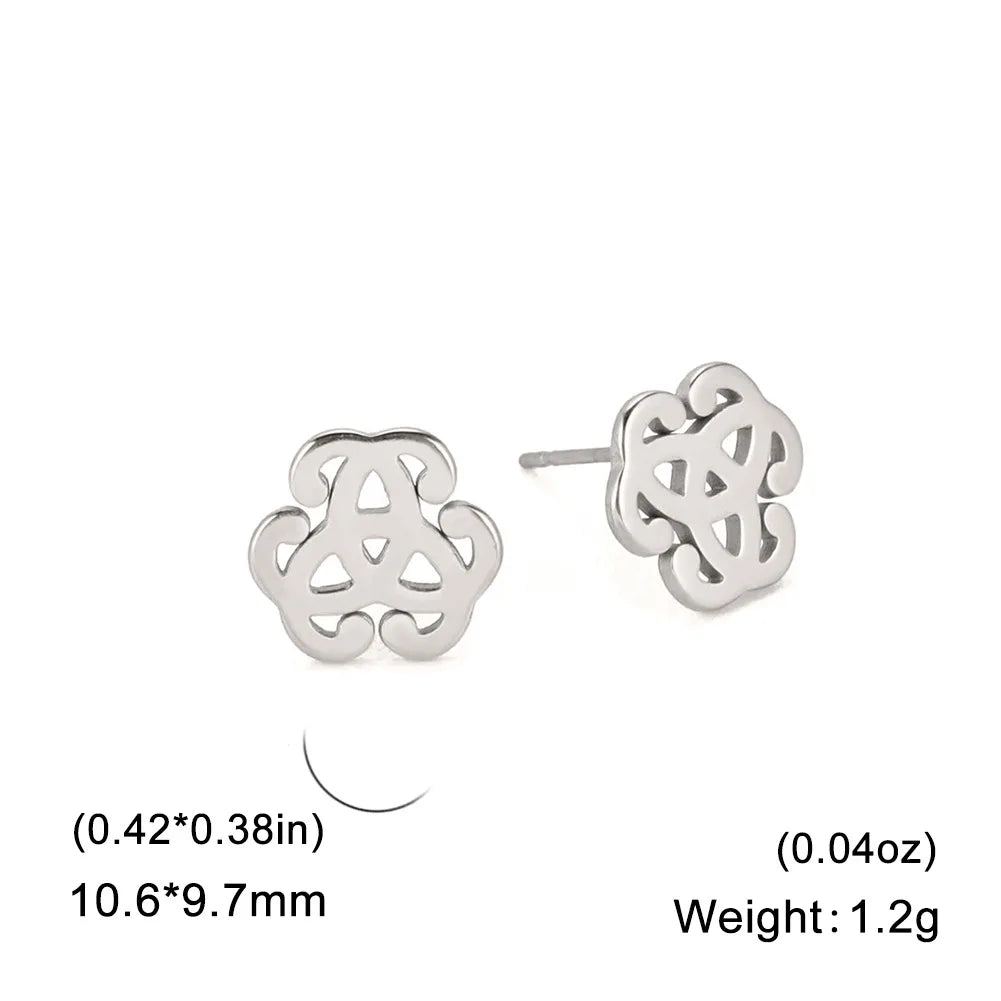 Skyrim Witch Knot Stud Earrings