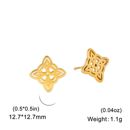 Skyrim Witch Knot Stud Earrings