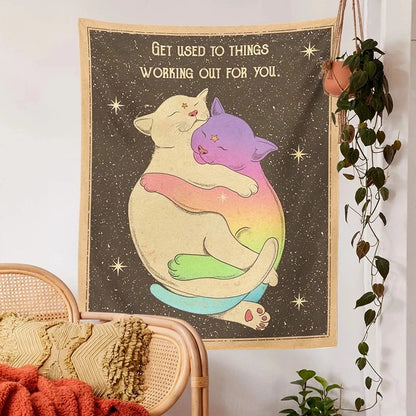 Tarot Cat Tapestry