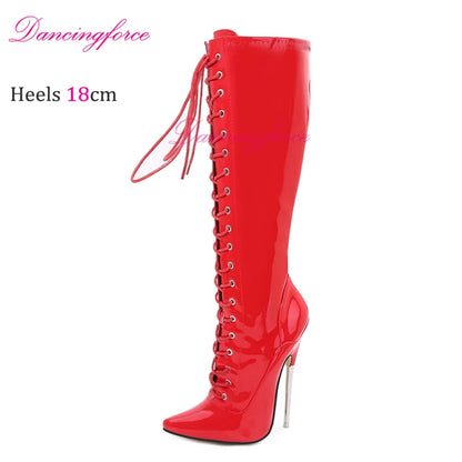 18cm Extreme High Sexy  Metal Heels Stiletto