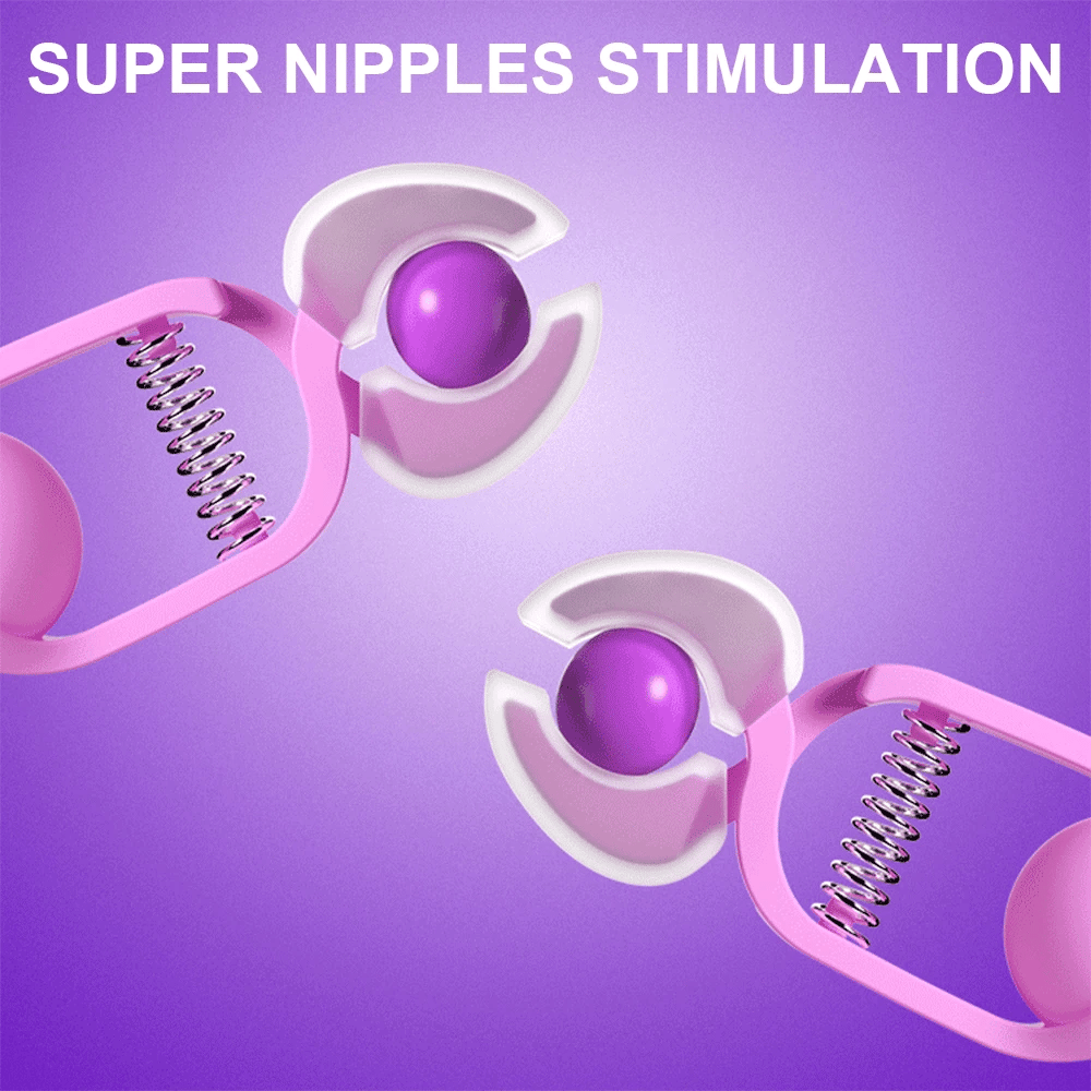 10 Speed Vibrating Nipple Clamp