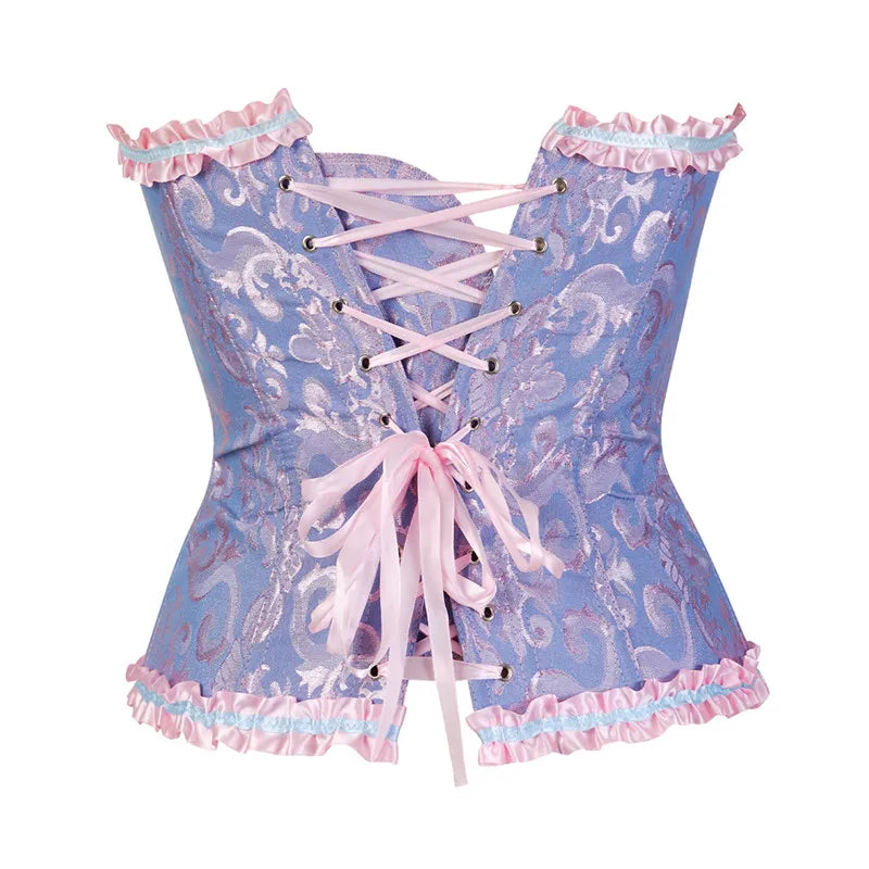 corsets bustiers floral lace tops for women