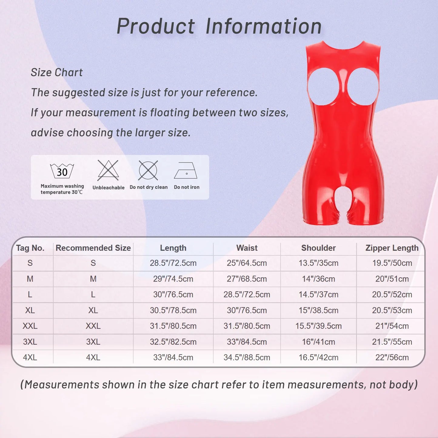 Women Hollow Out Crotchless Skinny Jumpsuit Patent Leather