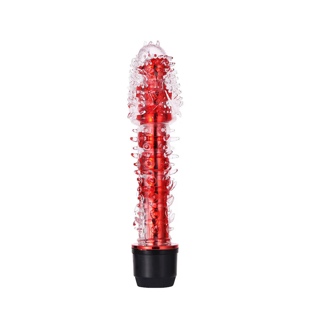 Jelly Vibrating Dildo with Thorn Dragon Beard