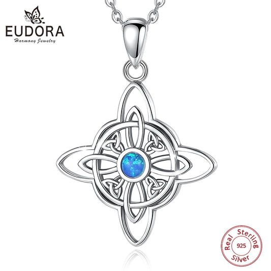 Eudora Celtic Knot Geometry Necklace