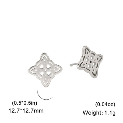 Skyrim Witch Knot Stud Earrings