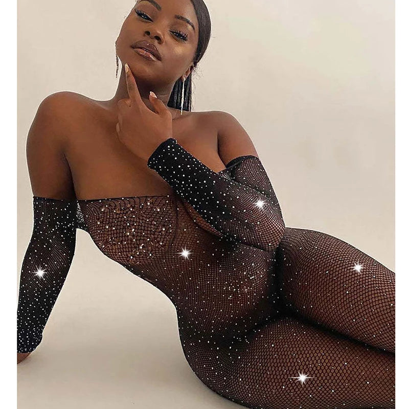 Plus Size Adult Crotchless Sexy Erotic Lingerie