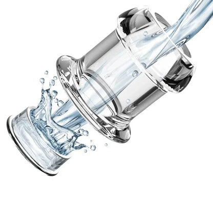 Hollow Speculum Peeking anal beads butt plug with stopper expander