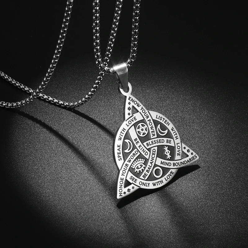 Stainless Steel Pentagram Pendant
