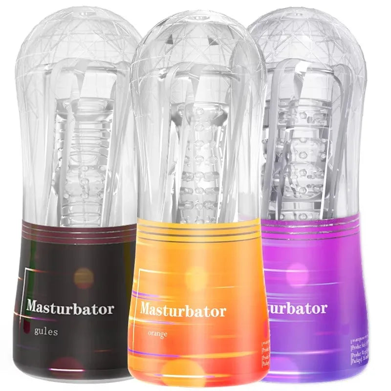 Transparent Male Masturbation Cup