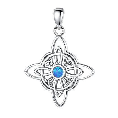 Eudora Celtic Knot Geometry Necklace