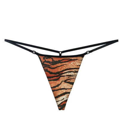 Sexy Printed Cotton Woman Thongs