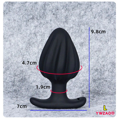 YWZAO Couples Thong Plug Silicone Anal Toy for Men Women