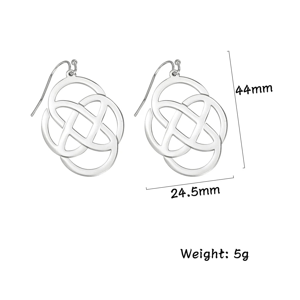 Triquetra Celtics Trinity Knot Earrings