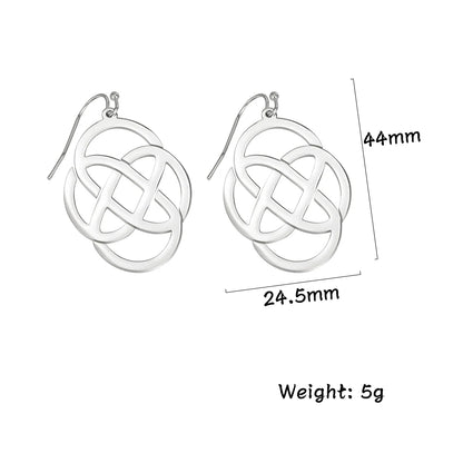 Triquetra Celtics Trinity Knot Earrings