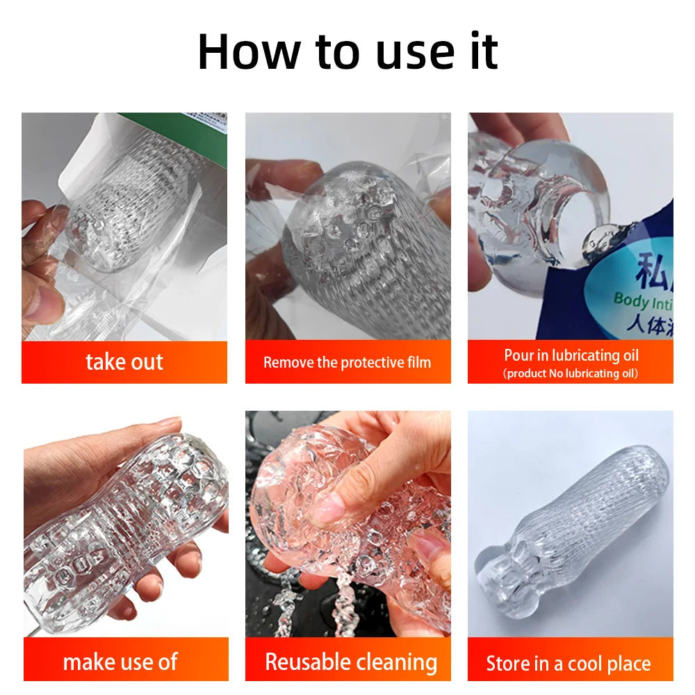 Sexy Pocket Pussy Blowjob Toy