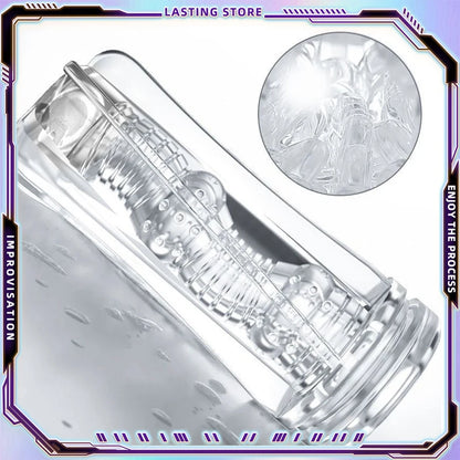 Transparent Male Masturbation Cup