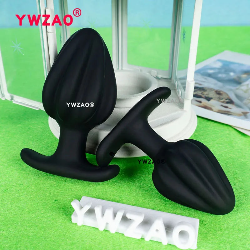 YWZAO Couples Thong Plug Silicone Anal Toy for Men Women