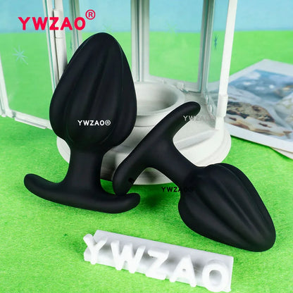 YWZAO Couples Thong Plug Silicone Anal Toy for Men Women