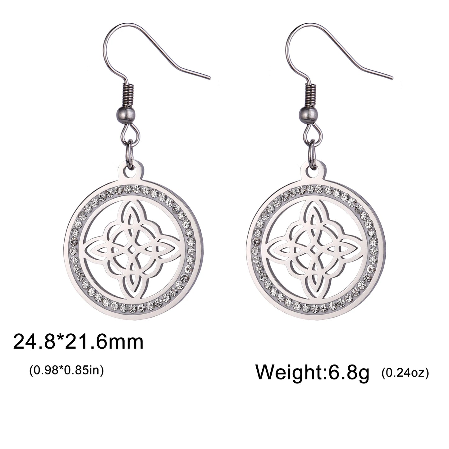Skyrim Witch Knot Drop Earring
