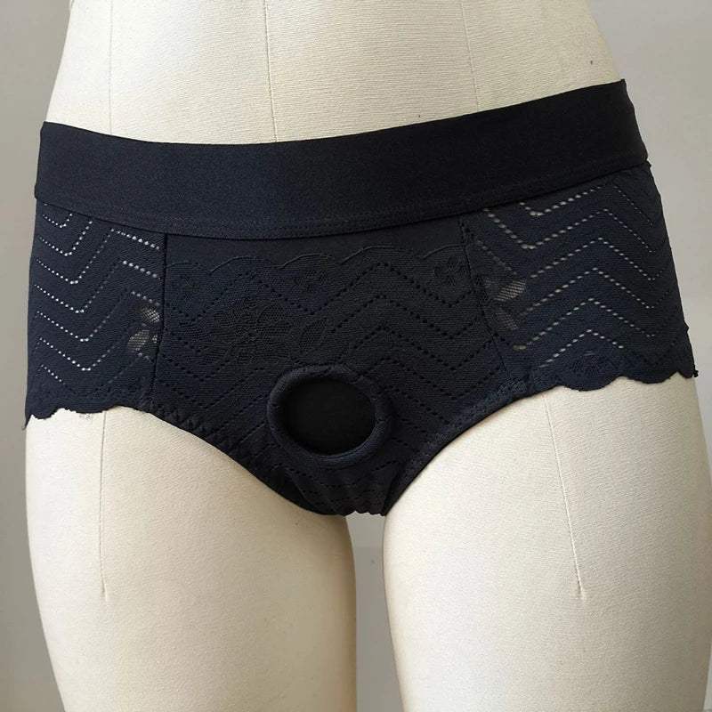 Strap-on Strapless Harness Boxers Briefs for Men