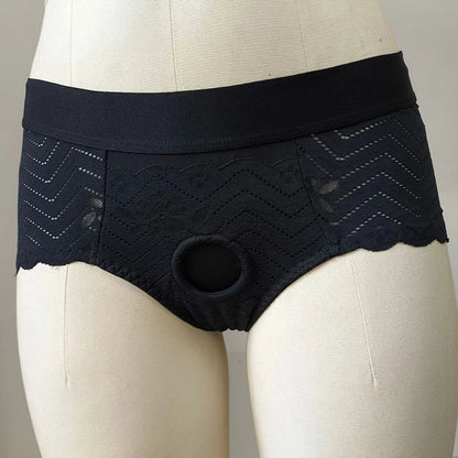 Strap-on Strapless Harness Boxers Briefs for Men