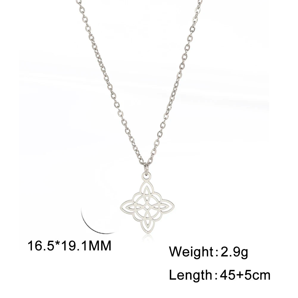 Vintage Witch Knot Necklace