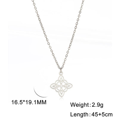 Vintage Witch Knot Necklace