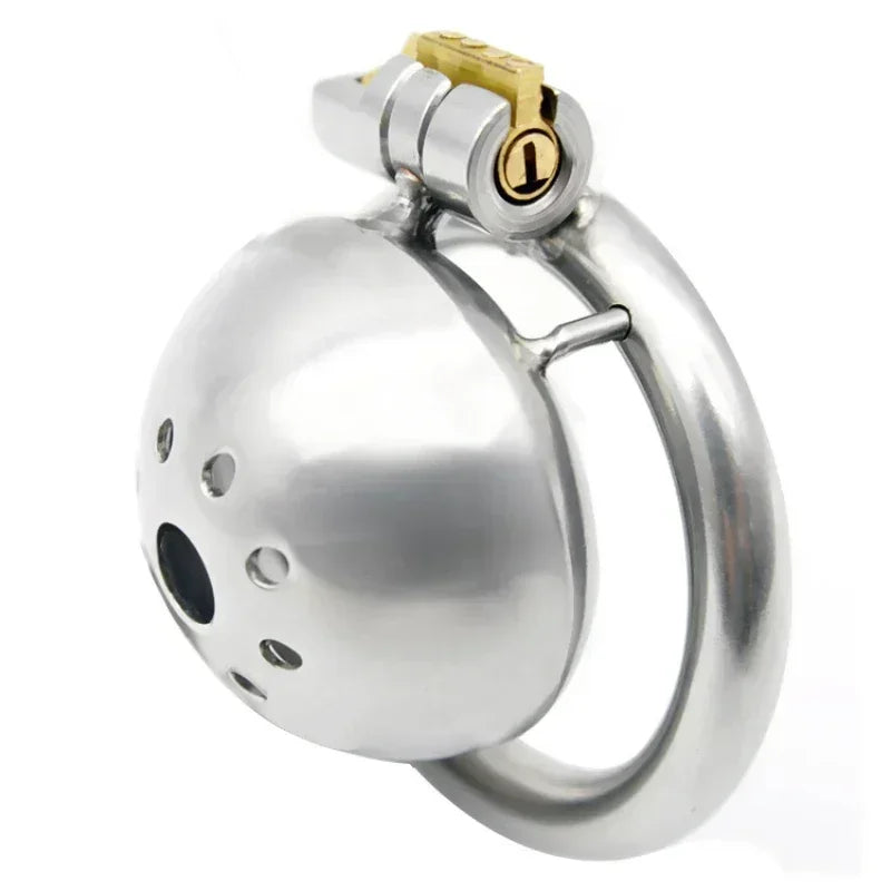 Male Chastity Cage With Stealth Lock Device