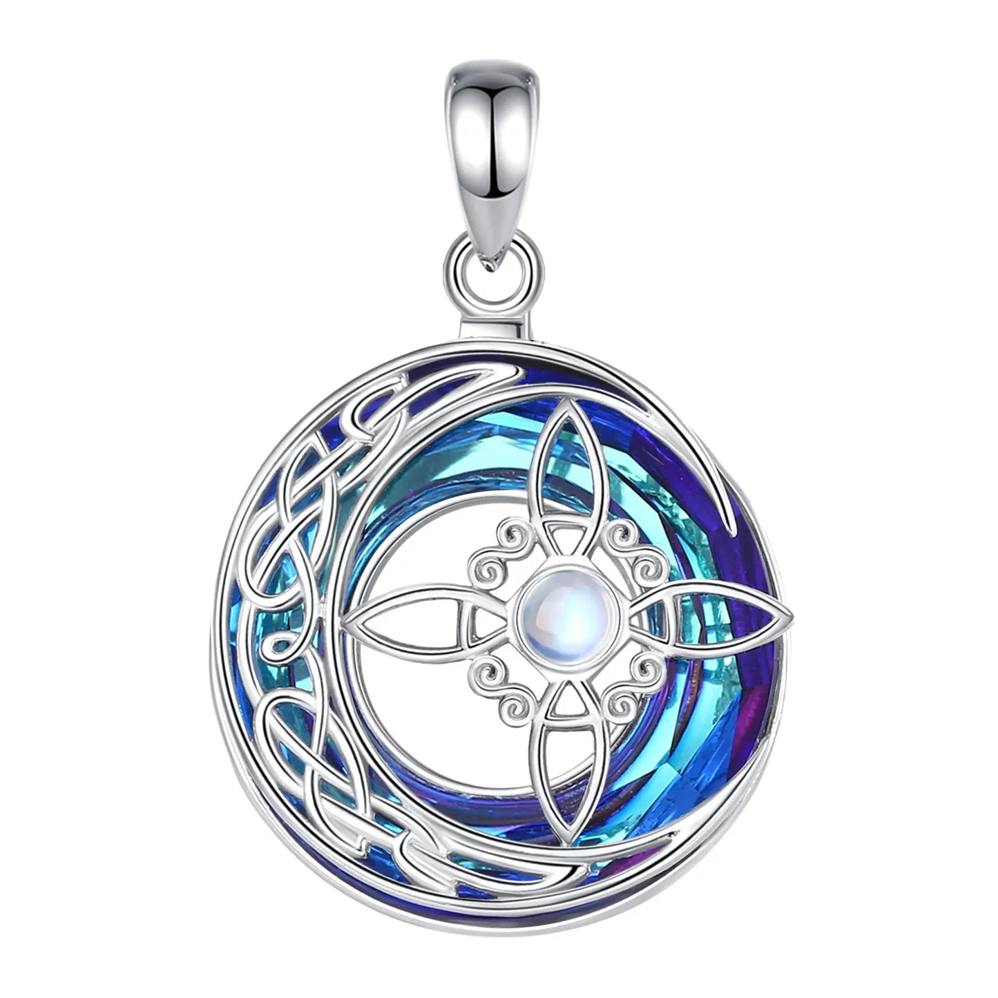 Sterling Silver Witch Knot Necklace