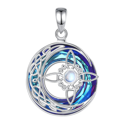 Sterling Silver Witch Knot Necklace