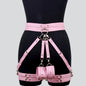 Gothic Harness Belt  w/ Handcuffs Accessories