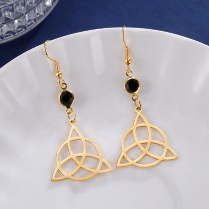 Triquetra Celtics Trinity Knot Earrings