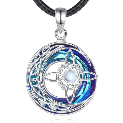 Sterling Silver Witch Knot Necklace