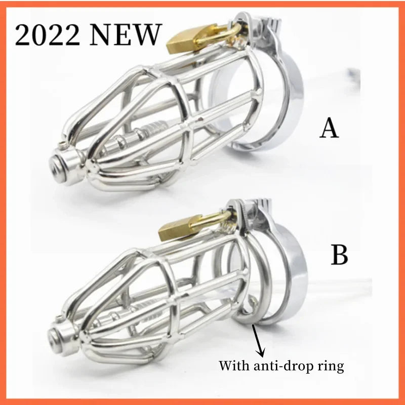 Male Stainless Steel Chastity Cage