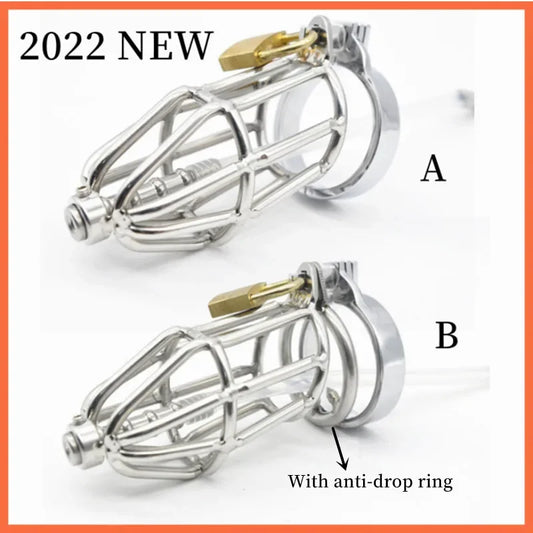 Male Stainless Steel Chastity Cage