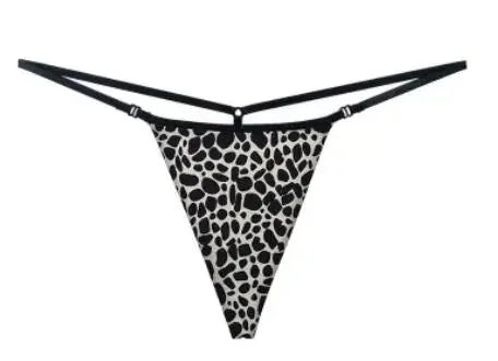 Sexy Printed Cotton Woman Thongs