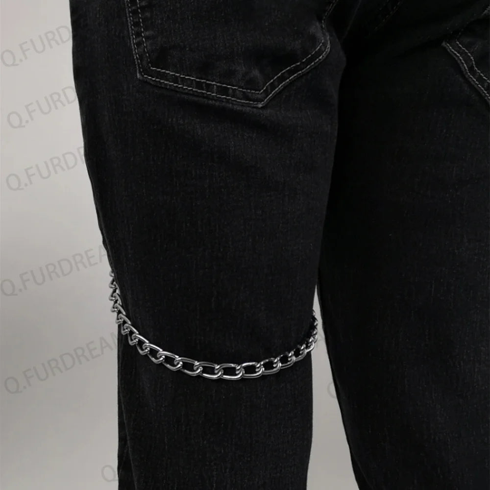 Pentagram Leg Chain Harness