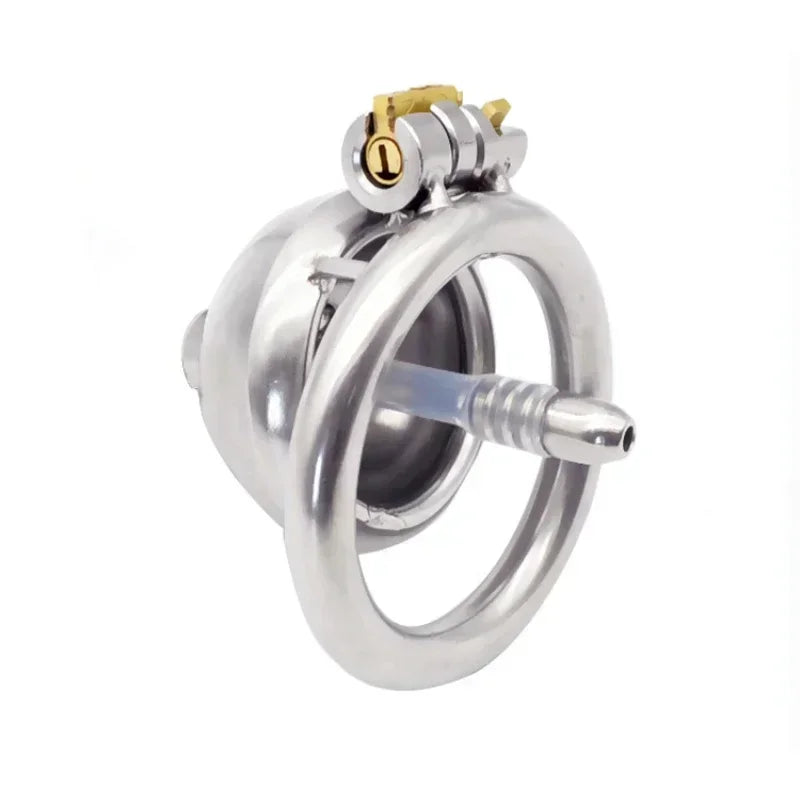 Male Chastity Cage With Stealth Lock Device