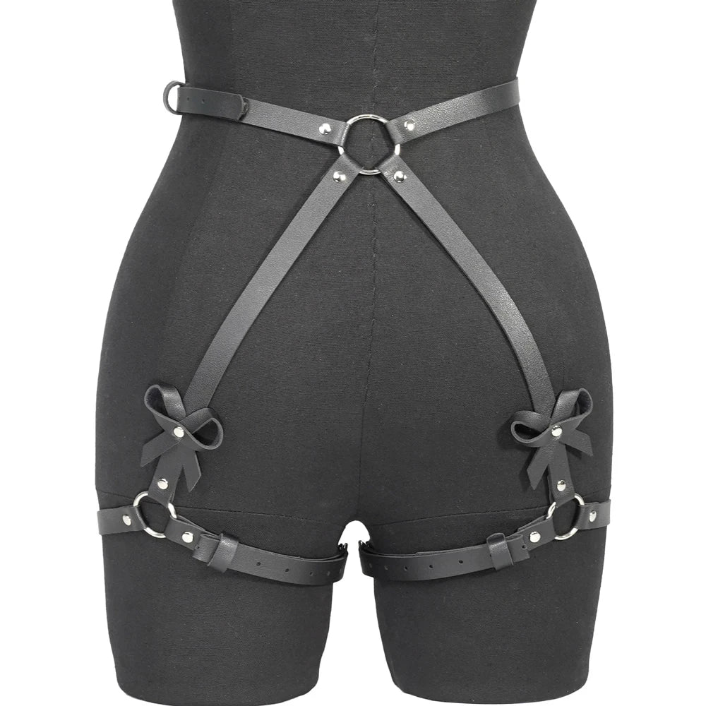 Pu Leather Leg Harness