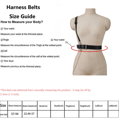 Women Fashion Harness Waist Belt