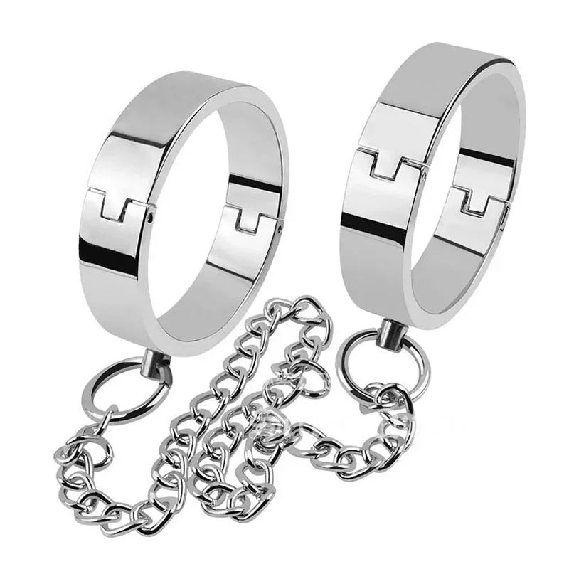 Metal Handcuffs Ankle Cuff Bondage Bracelet
