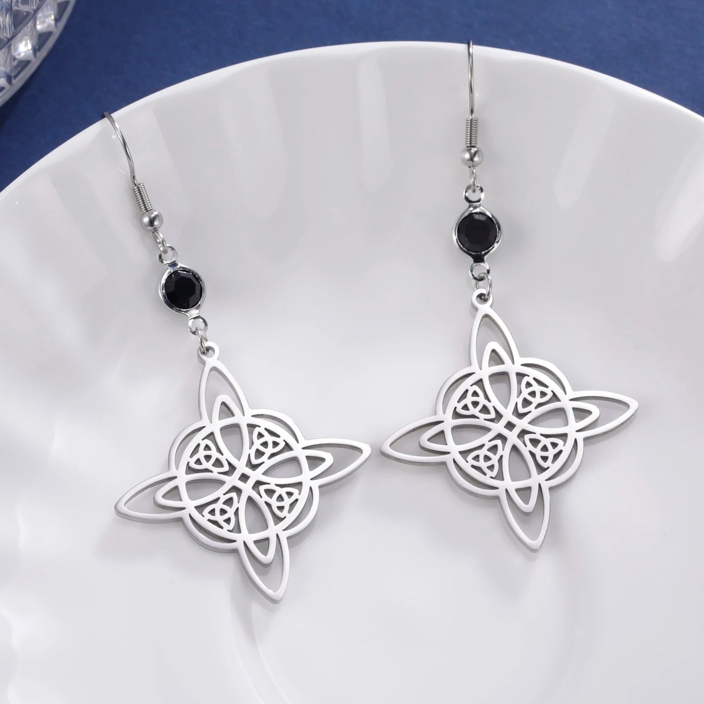 Triquetra Celtics Trinity Knot Earrings
