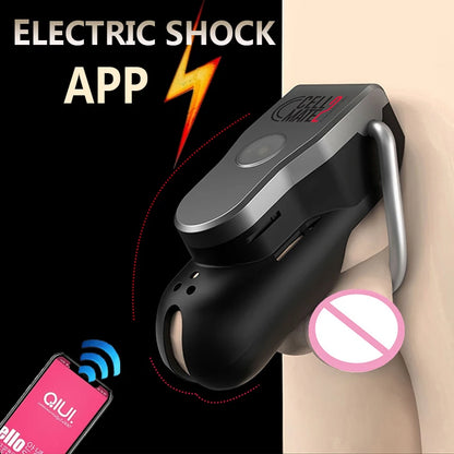 QIUI Cellmate 2 Penis Cage Electric Shock Chastity Lock