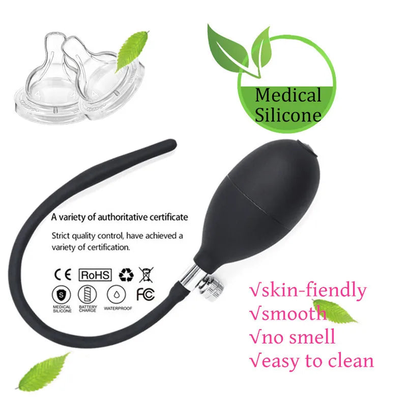 Dilator Inflatable Penis Plug Male Massage Sex Toy