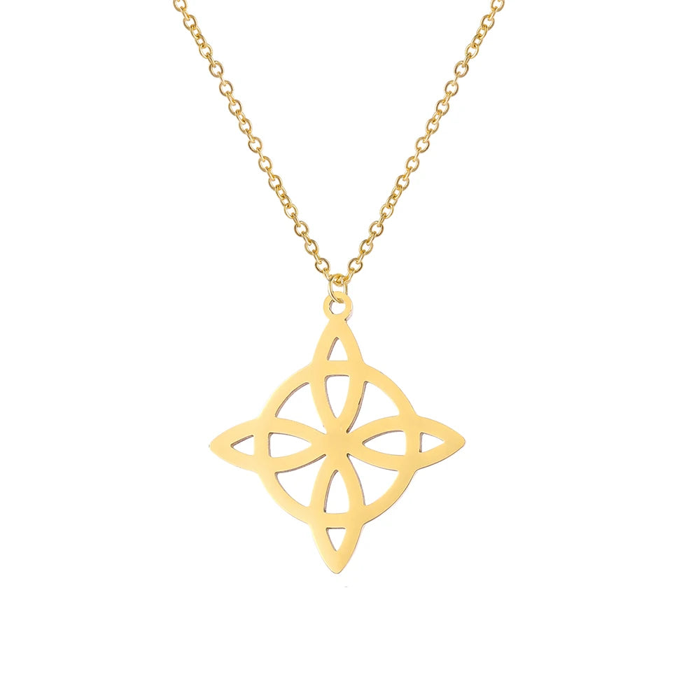 Vintage Witch Knot Necklace