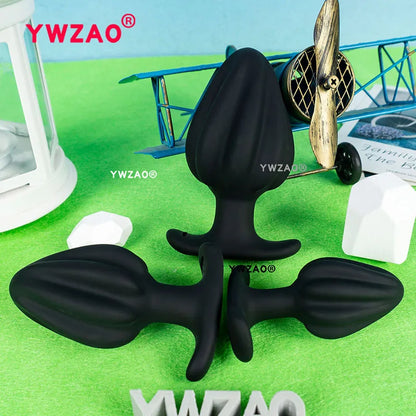 YWZAO Couples Thong Plug Silicone Anal Toy for Men Women