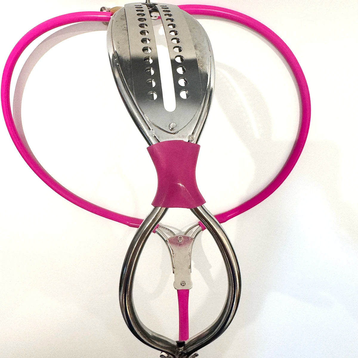 Female Chastity Belt Stainless Steel Invisible Underwear Belt Lockable Pants with Defecation Hole Underwear Bondage BDSM